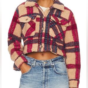 L*Space Big Sur Jacket in Big Sur Plaid Sz Various